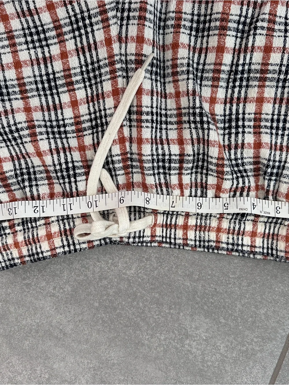 Free People Plaid Bomber Jacket & Pants Set in White, Red & Black